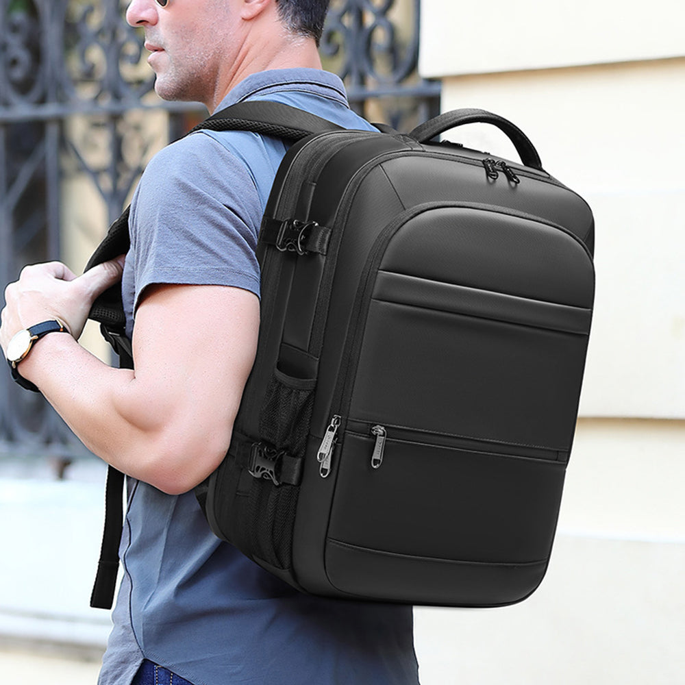 PS-660 Simple Business Shoulder Bag Waterproof Extended Large-Capacity Backpack PS-660 Simple Business Shoulder Bag Waterproof Extended Large-Capacity Backpack